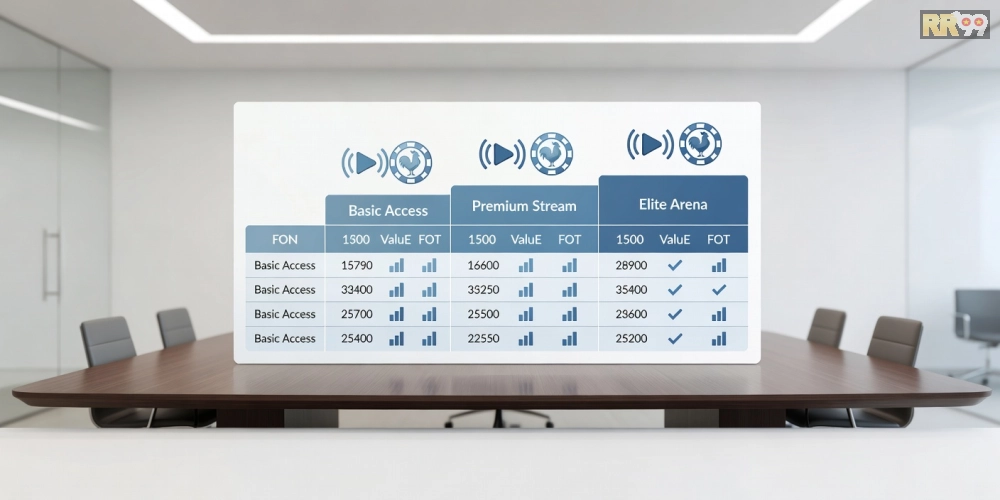 Bảng giá chi tiết các gói xem đá gà trực tiếp casino với ưu đãi hấp dẫn năm 2025