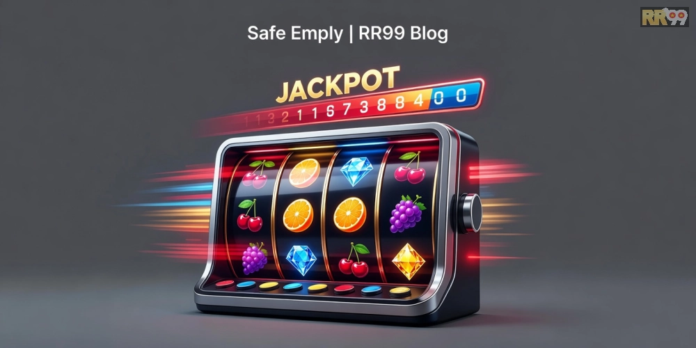 Hình minh họa khái niệm chơi game nổ hũ rr99 với các biểu tượng jackpot hấp dẫn