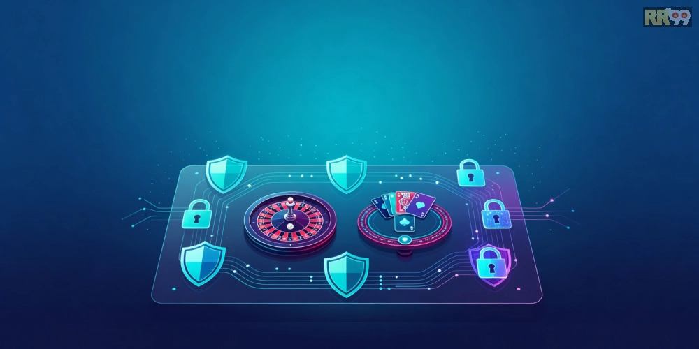 Hình minh họa khái niệm top casino rr99 với giao diện hiện đại và bảo mật cao
