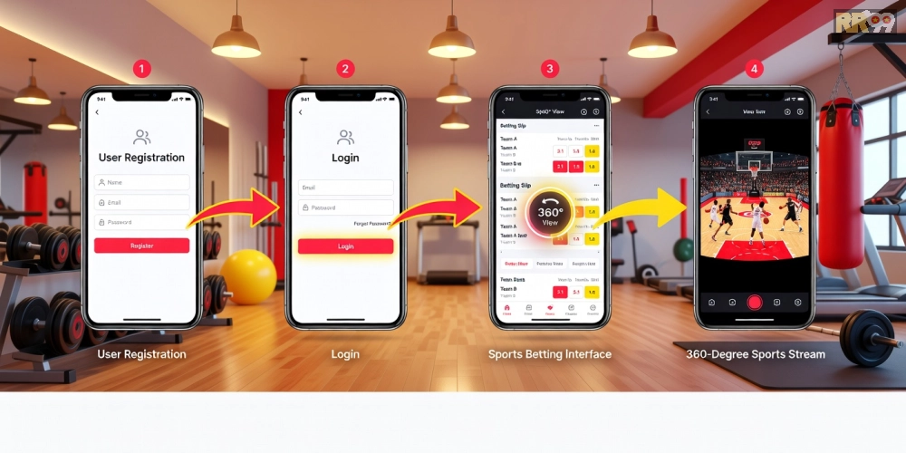 Hướng dẫn từng bước đăng ký và sử dụng 360 độ thể thao rr99